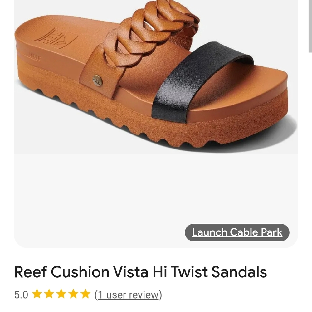 Reef Women's Sandals in Brown and Black